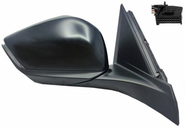 Acceder a la pieza Retrovisor eléctrico derecho, convexo, térmico, abatible, con intermitente, con luz de cortesía y con sonda (11 pines)