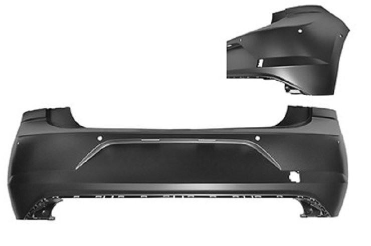 Acceder a la pieza Parachoques trasero imprimado 6 sensores