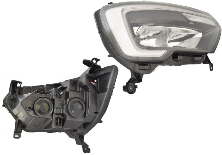 Acceder a la pieza Faro eléctrico derecho LED H1 + H7 (motor)