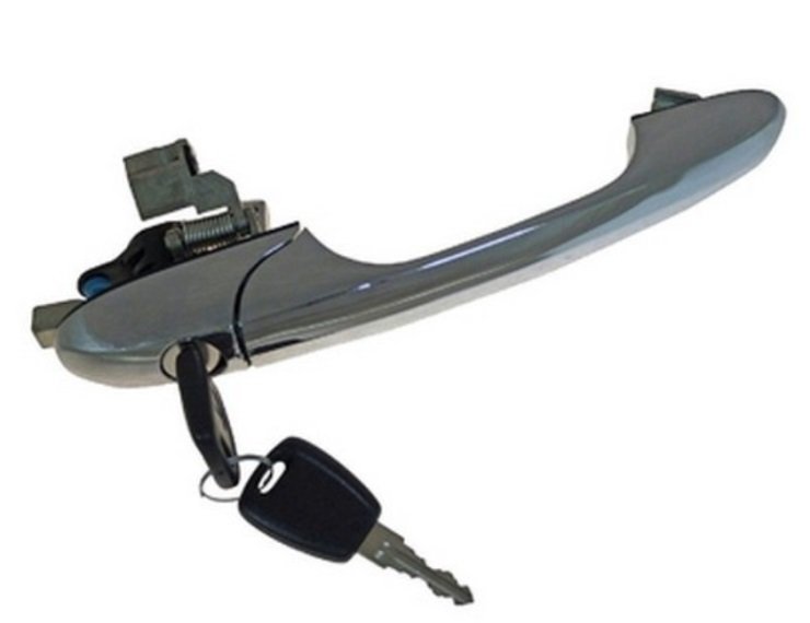 Acceder a la pieza Manilla exterior delantera derecha cromada con agujero y juego de llaves