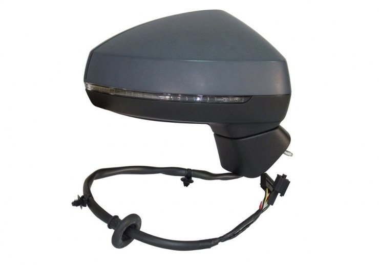 Acceder a la pieza Retrovisor eléctrico derecho, imprimado, asférico, térmico, abatible, con intermitente, con side y con memoria (14 pines)