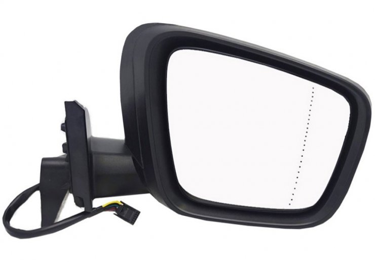 Retrovisor eléctrico derecho, asférico, térmico, con intermitente, sonda (9 pines)  pour NISSAN TOWNSTAR  pour NISSAN TOWNSTAR