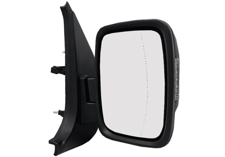 Retrovisor eléctrico derecho, asférico, térmico, con intermitente, sonda (9 pines)  pour NISSAN PRIMASTAR  pour NISSAN PRIMASTAR