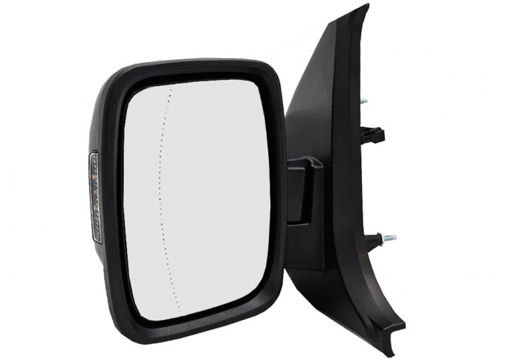 Retrovisor eléctrico izquierdo, asférico, térmico, imprimado, con intermitente (7 pines)  pour NISSAN PRIMASTAR  pour NISSAN PRIMASTAR