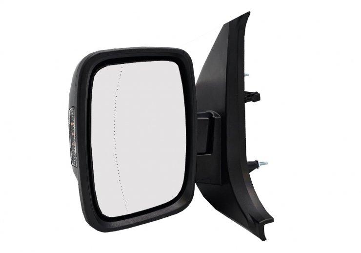 Retrovisor eléctrico izquierdo, asférico, térmico, imprimado, abatible, con intermitente (9 pines)  pour NISSAN PRIMASTAR  pour NISSAN PRIMASTAR