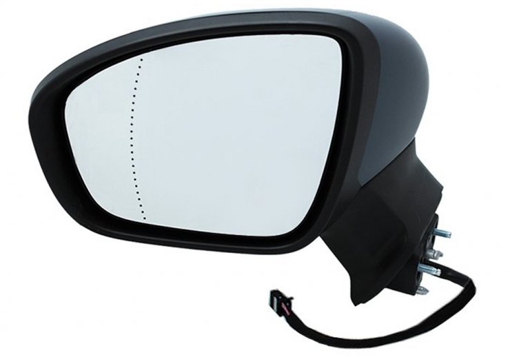 Retrovisor eléctrico izquierdo, asférico, térmico, imprimado, con intermitente, LED (7 pines) RENAULT-CAPTUR pour RENAULT CAPTUR  pour RENAULT CAPTUR