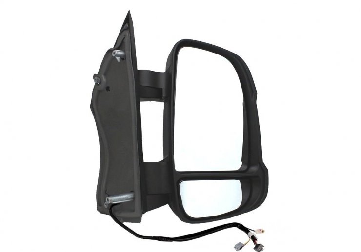 Retrovisor eléctrico derecho, ángulo muerto, convexo, térmico, abatible, con intermitente, antena, (10 pines) (corto) FIAT-DUCATO pour CITROEN JUMPER  pour CITROEN JUMPER