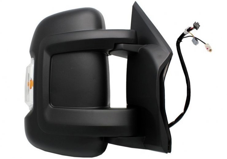 Retrovisor eléctrico derecho, ángulo muerto, convexo, térmico, abatible, con intermitente, antena (10 pines) (corto) FIAT-DUCATO pour CITROEN JUMPER  pour CITROEN JUMPER