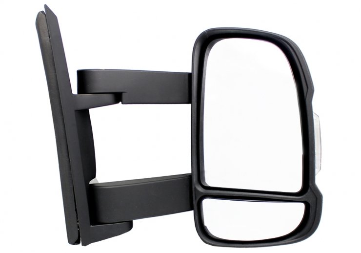 Retrovisor eléctrico derecho, ángulo muerto, convexo, térmico, con intermitente, antena (8 pines) (largo) FIAT-DUCATO pour CITROEN JUMPER  pour CITROEN JUMPER