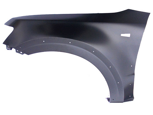 Acceder a la pieza Aleta delantera izquierda con agujeros intermitente, cerco y moldura