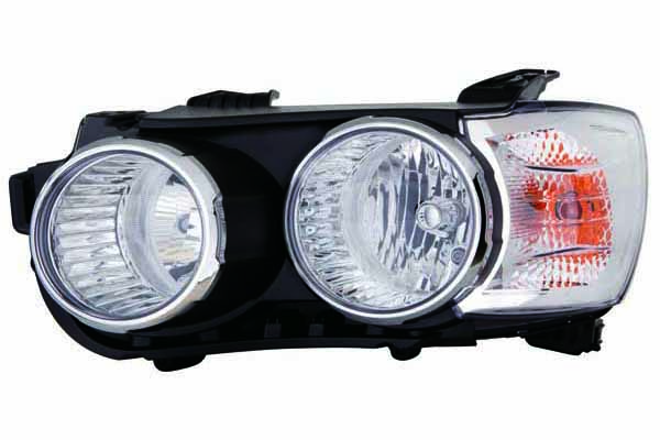 Faro eléctrico derecho, cromado, H1+H7 (motor)  pour CHEVROLET AVEO  pour CHEVROLET AVEO