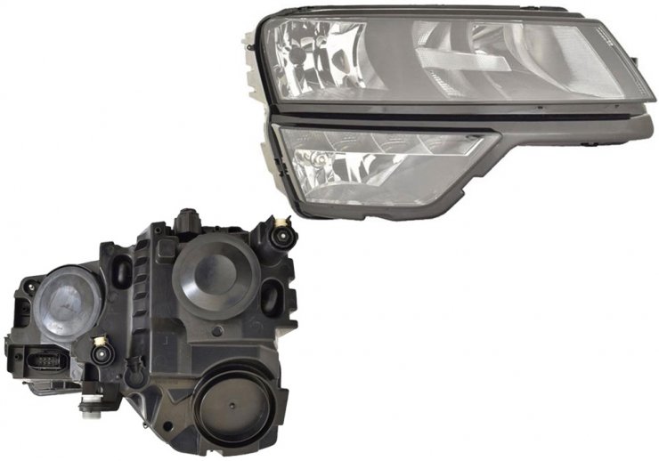 Acceder a la pieza Faro eléctrico derecho LED H1+H7 (motor)