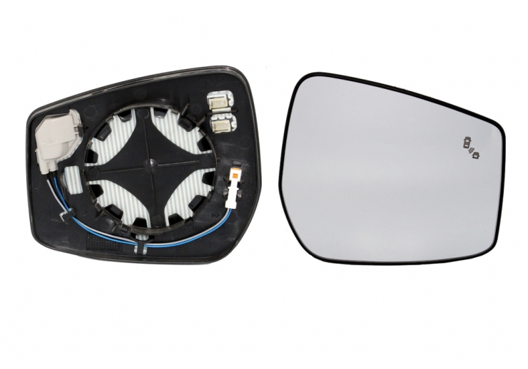Acceder a la pieza Cristal + soporte retrovisor derecho, convexo, térmico, side (4 pines)