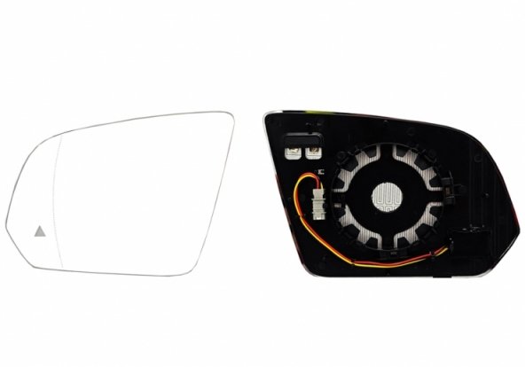 Acceder a la pieza Cristal + soporte retrovisor izquierdo, asférico, térmico, side (4 pines)