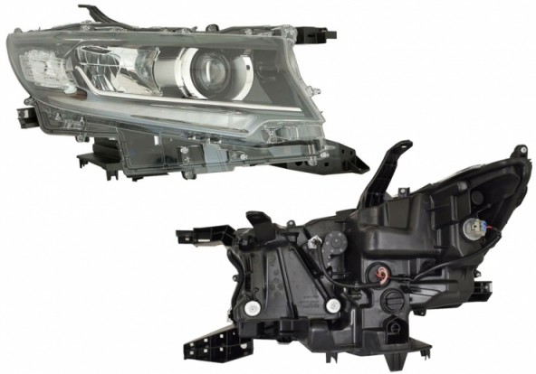 Acceder a la pieza Faro eléctrico derecho, LED (motor)