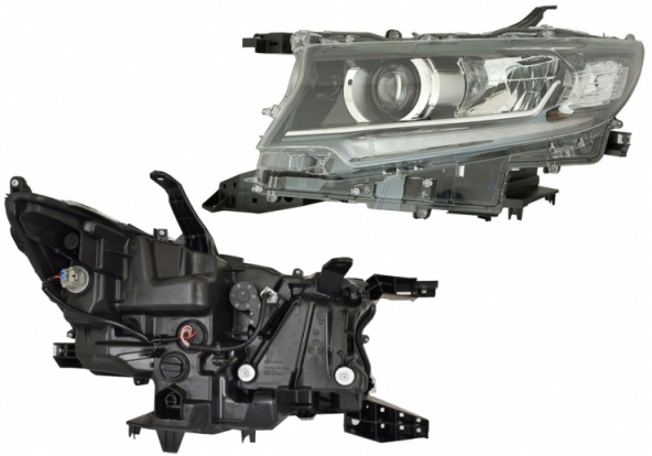 Acceder a la pieza Faro eléctrico izquierdo, LED (motor)