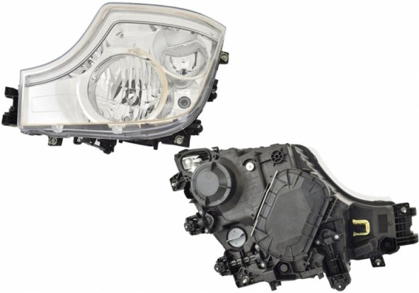 Acceder a la pieza Faro manual izquierdo, LED, H1+H7
