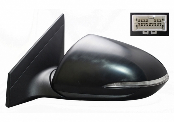 Acceder a la pieza Retrovisor eléctrico izquierdo, convexo, térmico, imprimado, abatible, con intermitente, side (10 pines) Acceder a la pieza Retrovisor eléctrico izquierdo, convexo, térmico, imprimado, abatible, con intermitente, side (10 pines)