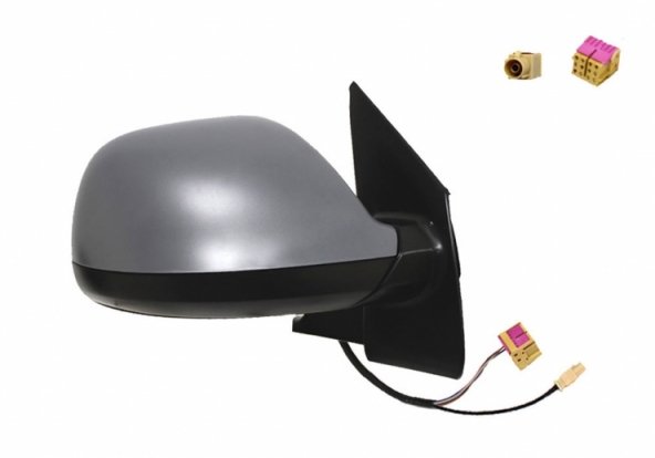 Acceder a la pieza Retrovisor eléctrico derecho, convexo, imprimado, térmico, con antena (5 pines)