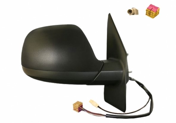 Acceder a la pieza Retrovisor eléctrico derecho, convexo, térmico, abatible, con antena (9 pines)