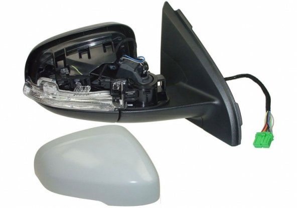 Acceder a la pieza Retrovisor eléctrico derecho, asférico, térmico, imprimado, abatible, con intermitente, cortesía, LED (8 pines)