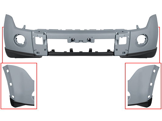Acceder a la pieza Parachoques delantero imprimado con agujeros antinieblas