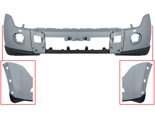 Acceder a la pieza Parachoques delantero imprimado con agujeros antinieblas y lavafaros