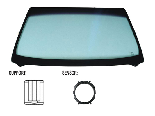 Acceder a la pieza Parabrisas verde control solar con sensor