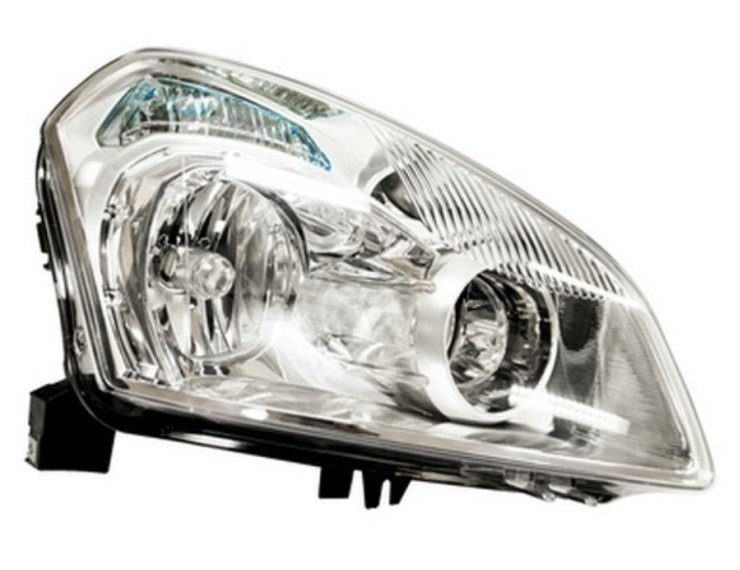 Acceder a la pieza Faro eléctrico derecho cromado Xénon D2R + H7 (motor)
