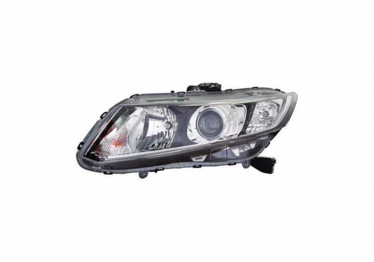 Acceder a la pieza Faro eléctrico izquierdo negro con luz de día H11 + HB3