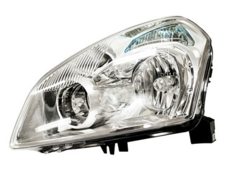 Acceder a la pieza Faro eléctrico izquierdo cromado Xénon D2R + H7 (motor)