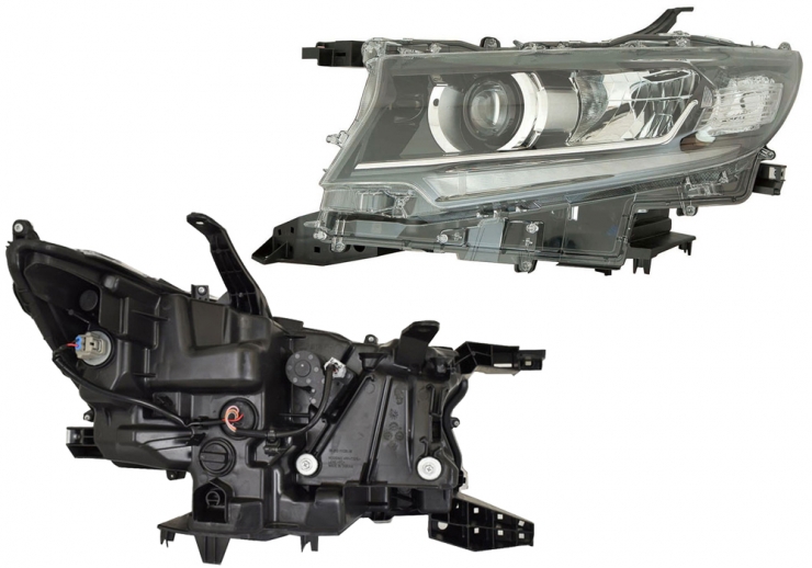 Acceder a la pieza Faro eléctrico izquierdo, LED (motor)