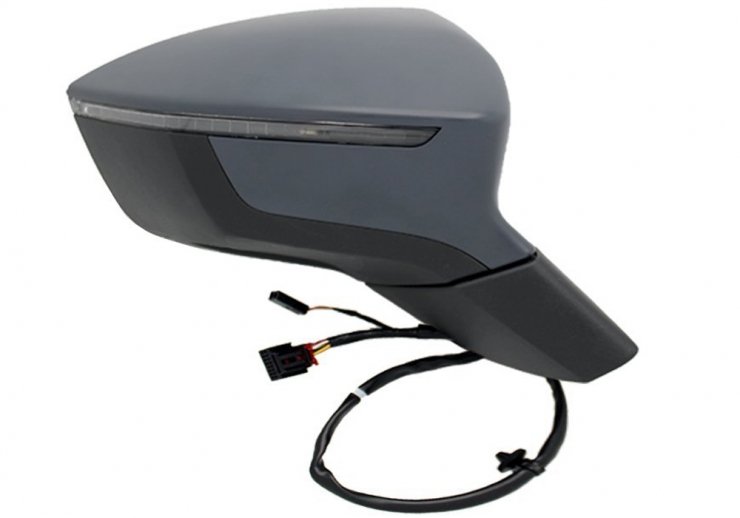 Acceder a la pieza Retrovisor eléctrico derecho, imprimado, convexo, térmico, abatible, side y con intermitente (10 pines)