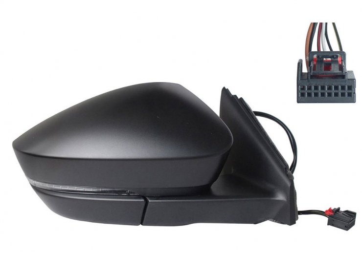 Acceder a la pieza Retrovisor eléctrico derecho, convexo, con intermitente, LED (5 pines)