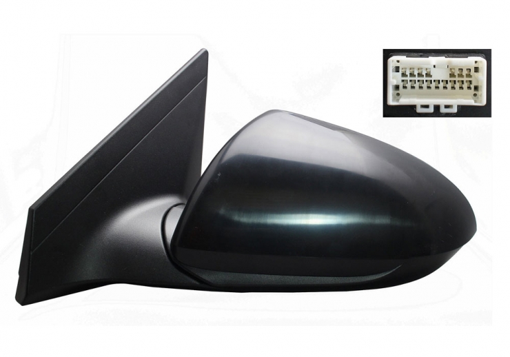 Acceder a la pieza Retrovisor eléctrico izquierdo, convexo, térmico, imprimado (5 pines)