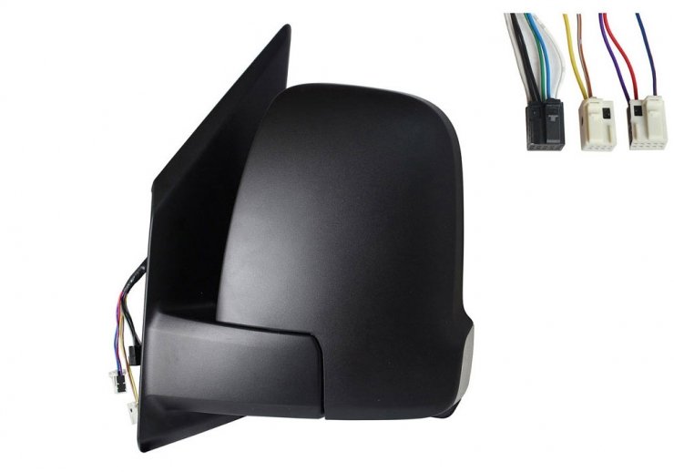 Acceder a la pieza Retrovisor eléctrico izquierdo, convexo, térmico, abatible, con intermitente, side (2 pines, 3 pines, 6 pines) (corto)