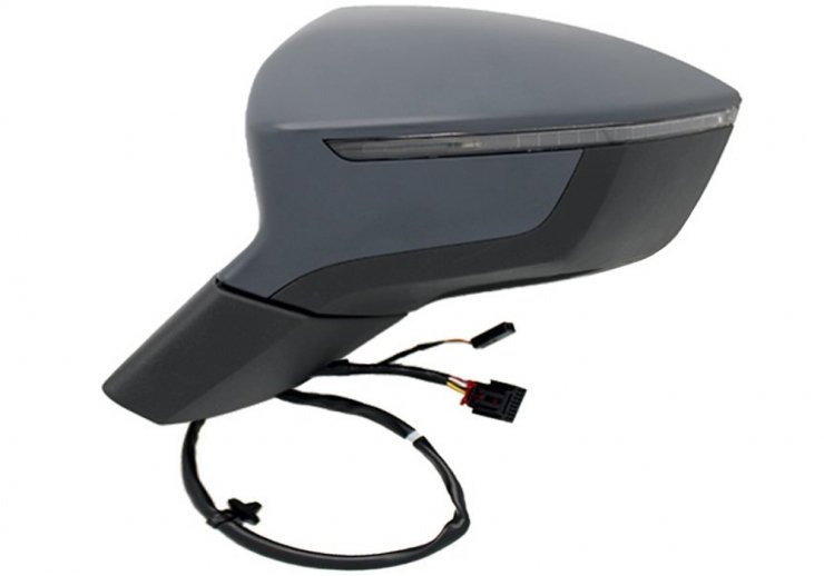 Acceder a la pieza Retrovisor eléctrico izquierdo, imprimado, convexo, térmico, abatible, side y con intermitente (10 pines)