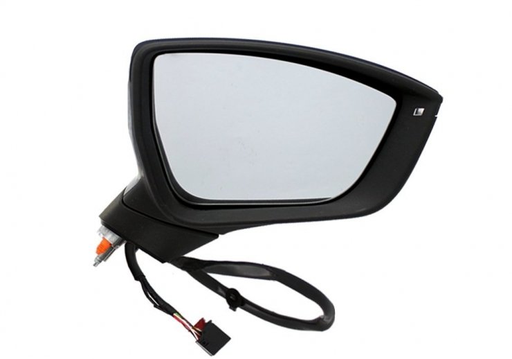 Retrovisor eléctrico derecho, imprimado, convexo, térmico y con intermitente (6 pines) SEAT-ATECA pour SEAT ATECA  pour SEAT ATECA