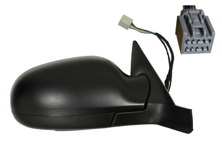 Retrovisor eléctrico derecho, convexo, térmico, imprimado, sonda, cortesía (8 pines) VOLVO-S80 pour VOLVO S80  pour VOLVO S80