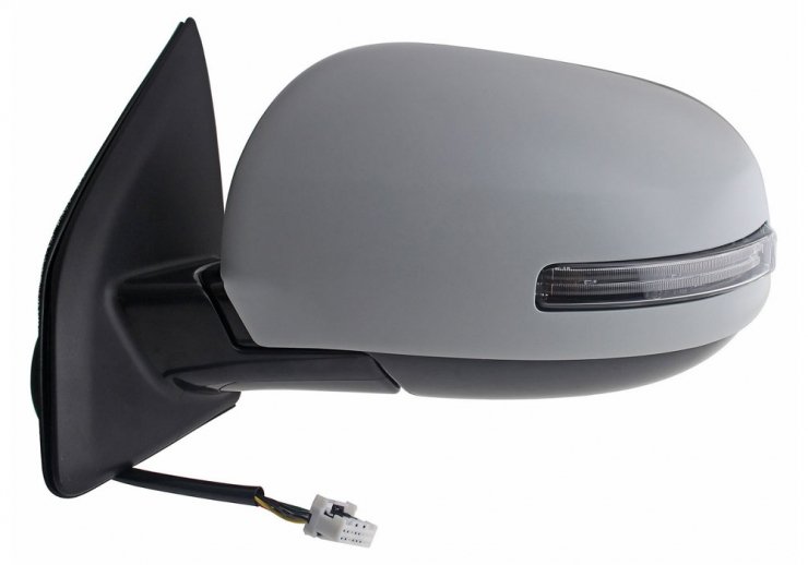 Retrovisor eléctrico izquierdo, convexo, térmico, imprimado, abatible, con intermitente (9 pines) PEUGEOT-4008  pour PEUGEOT 4008   pour PEUGEOT 4008