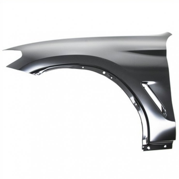 Acceder a la pieza Aleta delantera izquierda, aluminio