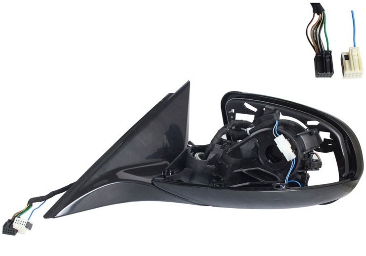 Acceder a la pieza Cuerpo retrovisor eléctrico izquierdo, térmico, imprimado, cortesía (8 pines)