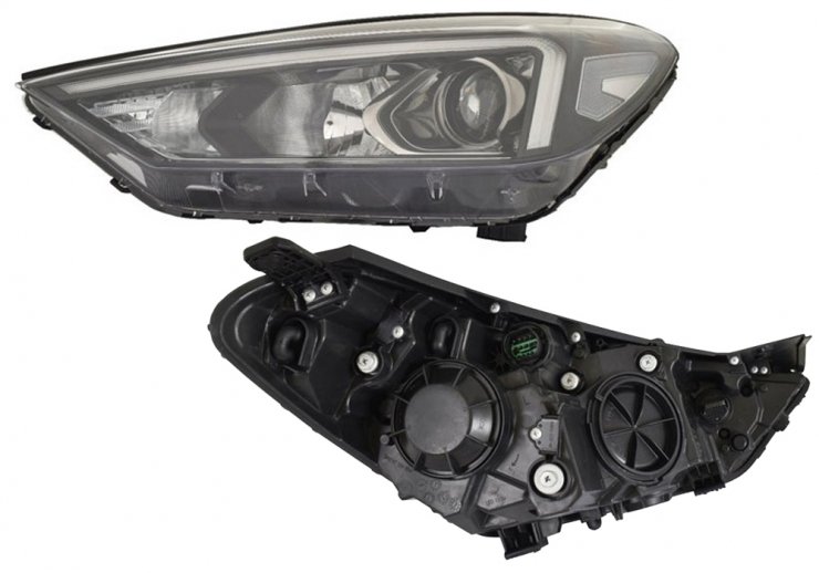 Faro eléctrico izquierdo, LED, H7+HB3 (motor)  pour HYUNDAI TUCSON  pour HYUNDAI TUCSON