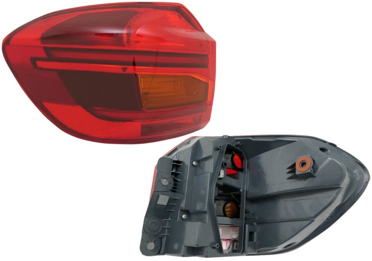 Acceder a la pieza Piloto trasero izquierdo, LED, H21W