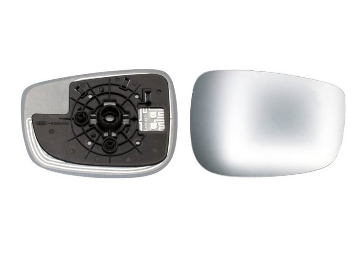 Acceder a la pieza Cristal + soporte retrovisor derecho, convexo, térmico