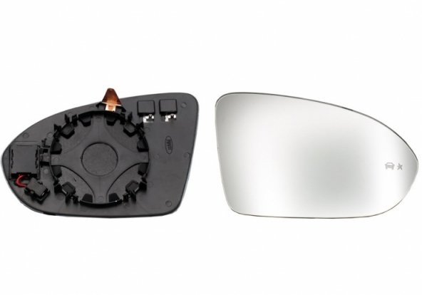 Acceder a la pieza Cristal + soporte retrovisor derecho, convexo, térmico, side 