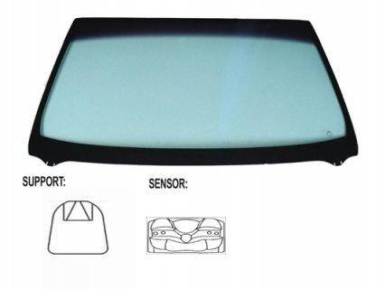 Acceder a la pieza Parabrisas verde, sensor lluvia/luz Acceder a la pieza Parabrisas verde, sensor lluvia/luz