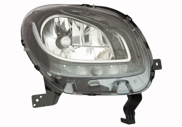 Acceder a la pieza Faro eléctrico derecho, negro, LED, H4 Acceder a la pieza Faro eléctrico derecho, negro, LED, H4