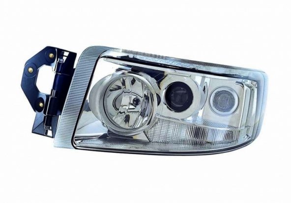 Acceder a la pieza Faro manual derecho, cromado, H1+H3+H7 (24V)