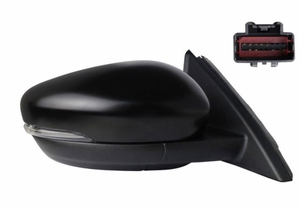 Acceder a la pieza Retrovisor eléctrico derecho, convexo, térmico, imprimado, abatible, con intermitente, cortesía, memoria (13 pines)